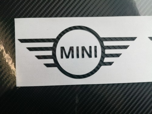 Mini carbon fibre vinyl decal - mini,