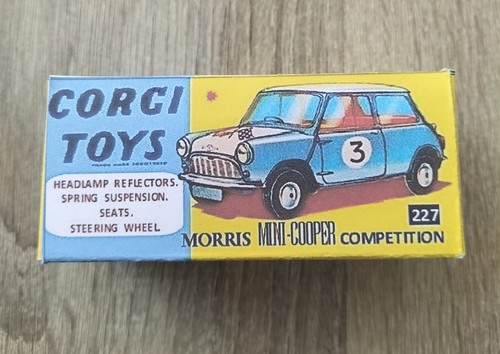 Corgi no227 morris mini cooper - corgi,
