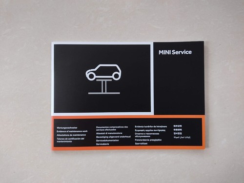 Genuine mini service - service, book
