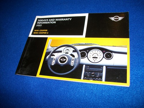 2003 mini cooper - cooper, service