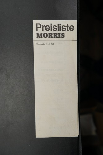 Original price list morris - price,