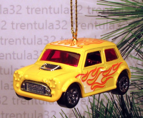 Morris mini cooper yellow - cooper,