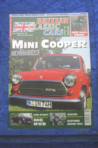 British classic cars mini - british, 6/05