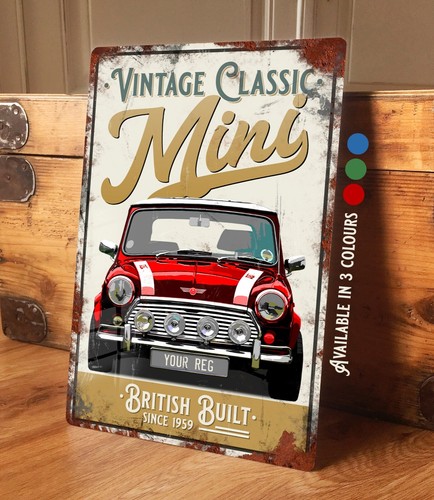 Personalised mini cooper - mini, metal