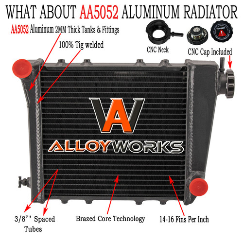 Aluminium radiator for 1967 - radiator,
