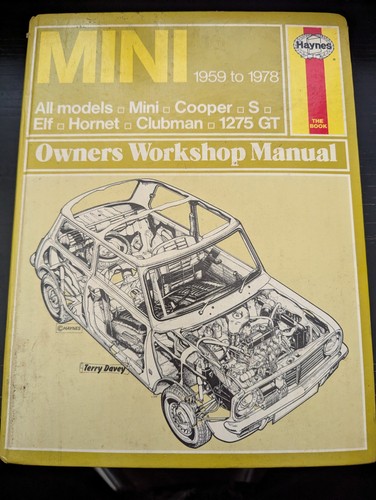 Mini 1959 1978 haynes workshop - mini,