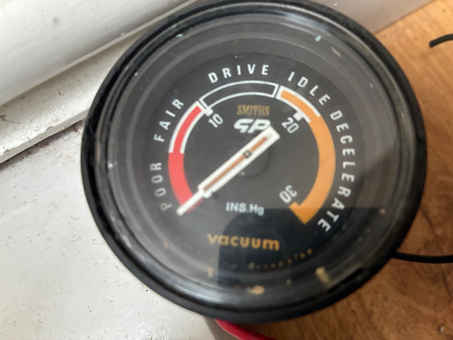 Smiths vacuum gauge - gp, 2"