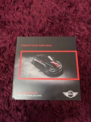 Mini roadster price list - mini,
