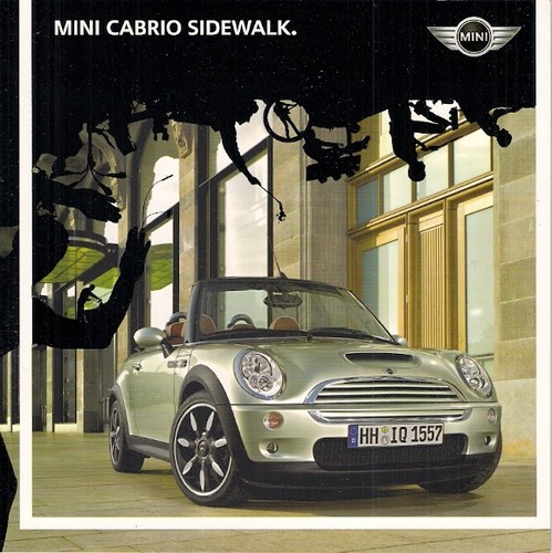 Mini cabriolet sidewalk - mini,
