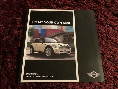 Mini hatch price list 2008 - list,