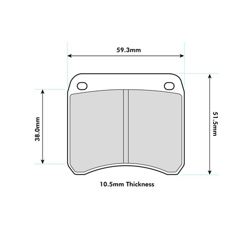 Mintex m1166 front brake pads - front,