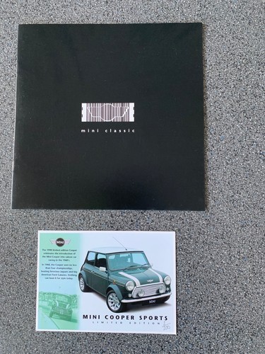 Classic mini brochure pub - brochure, no