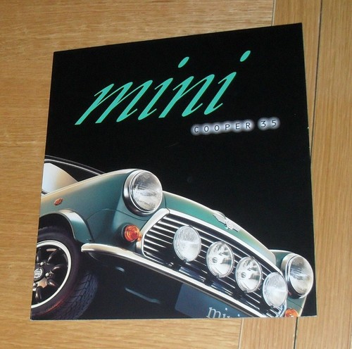 Mini cooper brochure 1996 - mini, 35