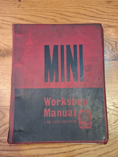 Genuine bmc mini shop manual - w/shop,