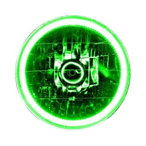 Green halo headlight - halo,